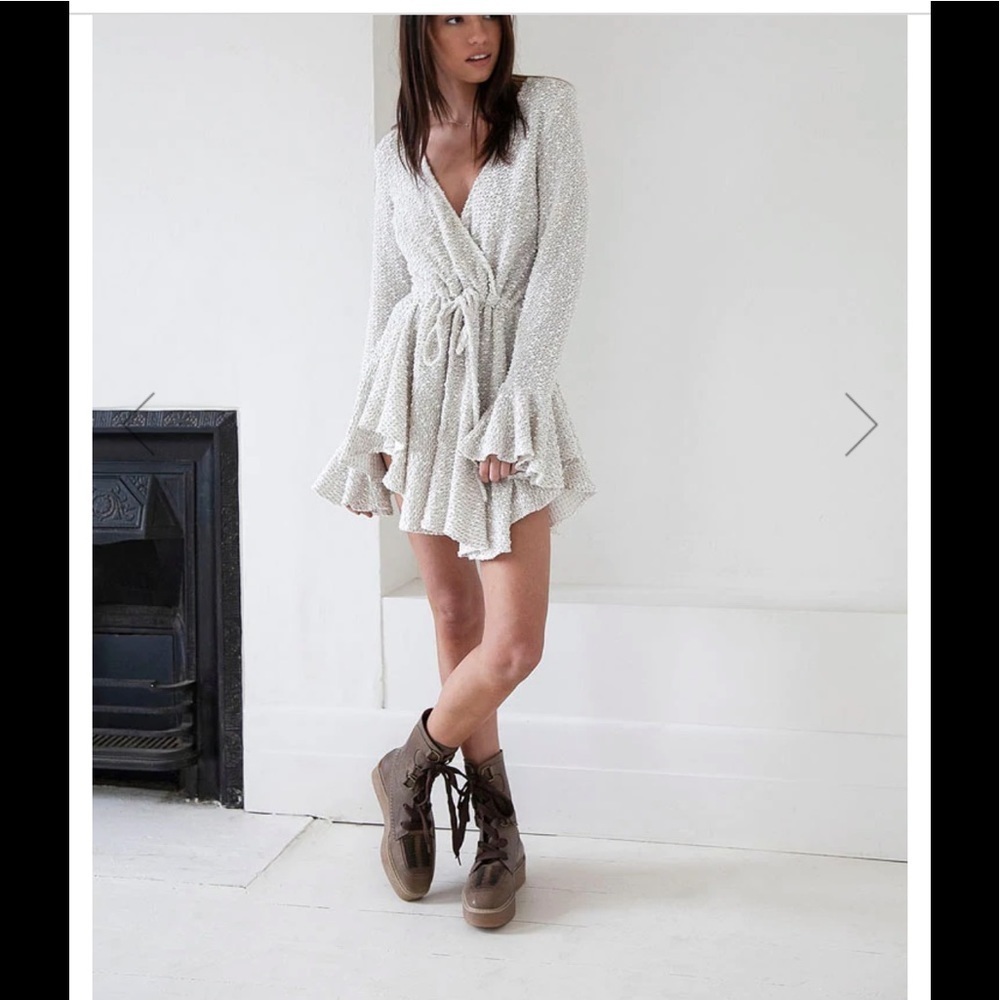New Free People Bristen Mountain Boot Taupe Size 37